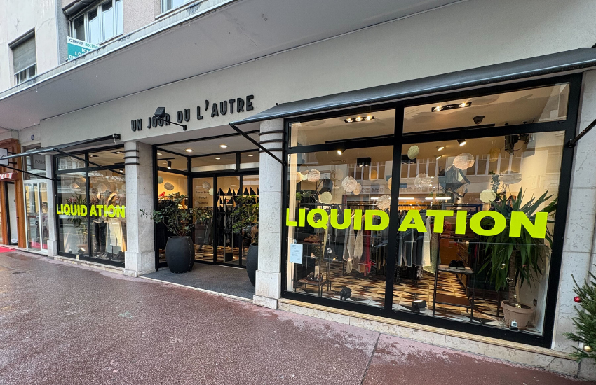 Image d'un lettrage adhésif