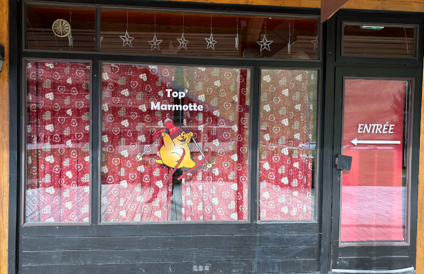 Image d'un stickers vitrine