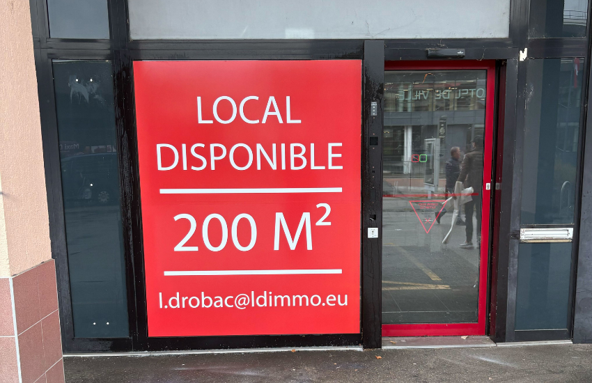 Image d'un stickers vitrine